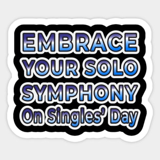 Singles’ Day Solo Symphony Collection Sticker